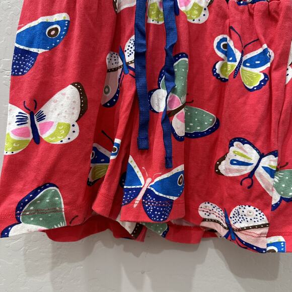 Mini Boden Red Butterflies Ruffle Tank Romper - Picture 4 of 6